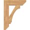 Ekena Millwork Imperial Slat Smooth Bracket, Western Red Cedar, 5 1/2"W x 24"D x 32"H BKT06X24X32IMP06SWR - alternate 3